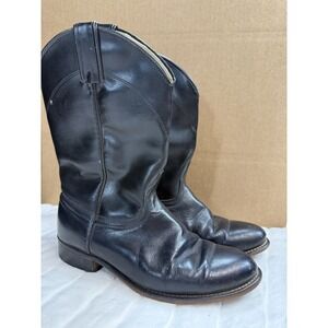 Vintage Laredo Boots Mens‎ Size 9 Cowboy Western Leather Made USA Classic 90s